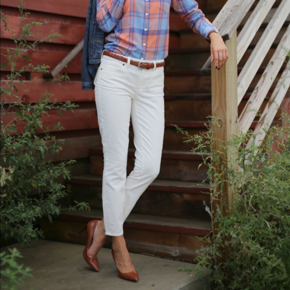 J.Crew Ivory Corduroys